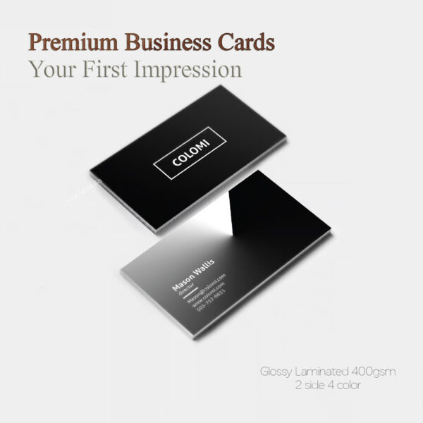 Premium Business Card, Glossy 400gsm - Image 2